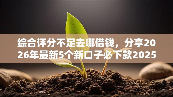 综合评分不足去哪借钱，分享2026年最新5个新口子必下款2025不查征信