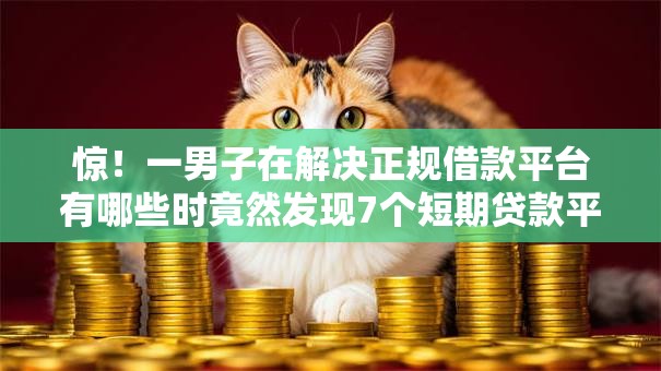 惊！一男子在解决正规借款平台有哪些时竟然发现7个短期贷款平台，事后分享了出来