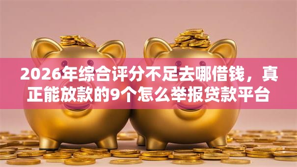 2026年综合评分不足去哪借钱，真正能放款的9个怎么举报贷款平台推荐