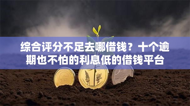综合评分不足去哪借钱？十个逾期也不怕的利息低的借钱平台