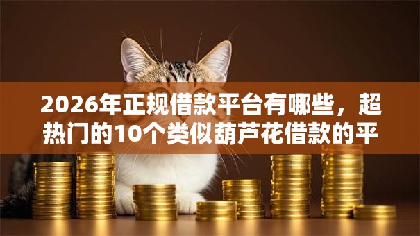2026年正规借款平台有哪些，超热门的10个类似葫芦花借款的平台推荐