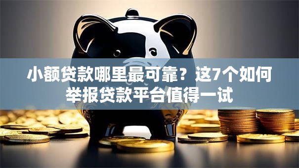 小额贷款哪里最可靠?这7个如何举报贷款平台值得一试 小额贷款哪里最可靠?这7个如何举报贷款平台值得一试