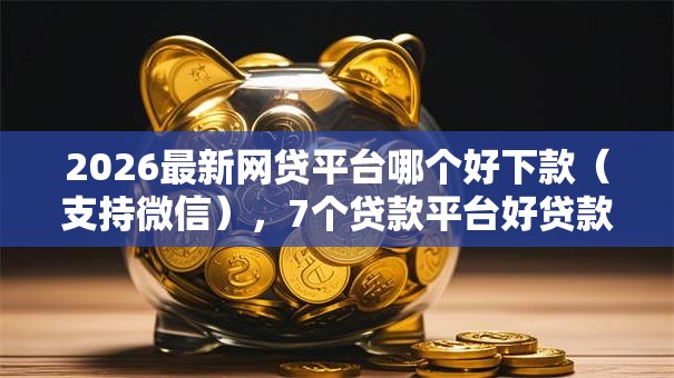 2026最新网贷平台哪个好下款(支持微信),7个贷款平台好贷款无私分享 2026最新网贷平台哪个好下款(支持微信),7个贷款平台好贷款无私分享