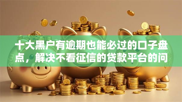 十大黑户有逾期也能必过的口子盘点，解决不看征信的贷款平台的问题