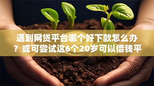 遇到网贷平台哪个好下款怎么办？或可尝试这6个20岁可以借钱平台不查征信的软件