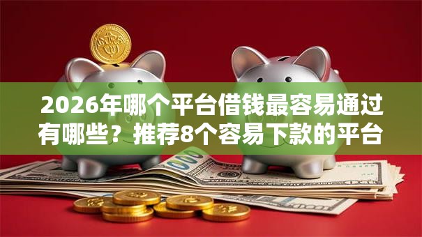 2026年哪个平台借钱最容易通过有哪些？推荐8个容易下款的平台