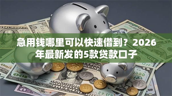 急用钱哪里可以快速借到?2026年最新发的5款贷款口子 急用钱哪里可以快速借到?2026年最新发的5款贷款口子