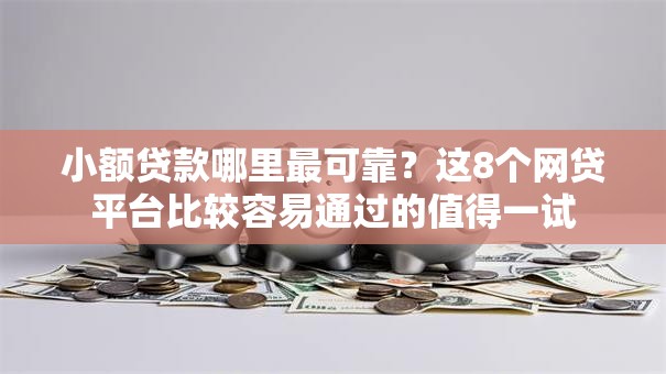 小额贷款哪里最可靠？这8个网贷平台比较容易通过的值得一试