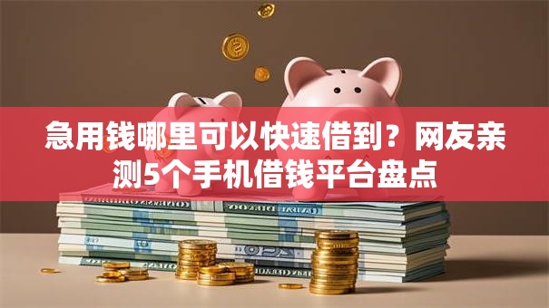 急用钱哪里可以快速借到?网友亲测5个手机借钱平台盘点 急用钱哪里可以快速借到?网友亲测5个手机借钱平台盘点