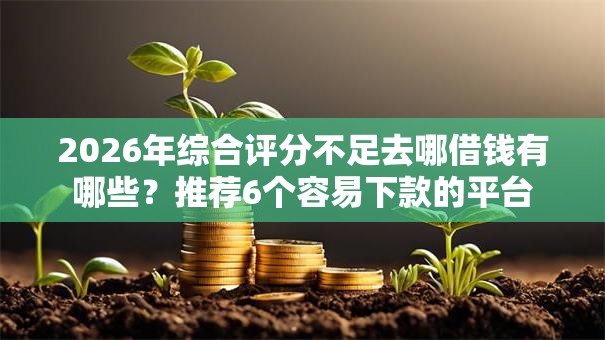 2026年综合评分不足去哪借钱有哪些？推荐6个容易下款的平台