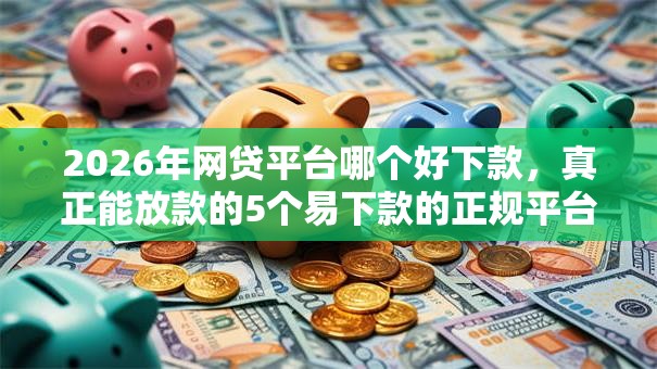2026年网贷平台哪个好下款，真正能放款的5个易下款的正规平台推荐