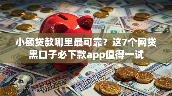 小额贷款哪里最可靠?这7个网贷黑口子必下款app值得一试 小额贷款哪里最可靠?这7个网贷黑口子必下款app值得一试