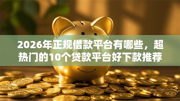 2026年正规借款平台有哪些,超热门的10个贷款平台好下款推荐 2026年正规借款平台有哪些,超热门的10个贷款平台好下款推荐