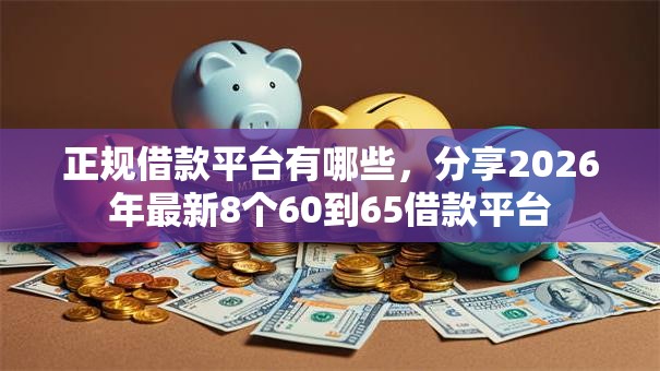 正规借款平台有哪些,分享2026年最新8个60到65借款平台 正规借款平台有哪些,分享2026年最新8个60到65借款平台