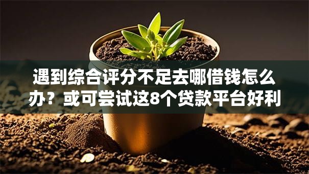 遇到综合评分不足去哪借钱怎么办？或可尝试这8个贷款平台好利息低