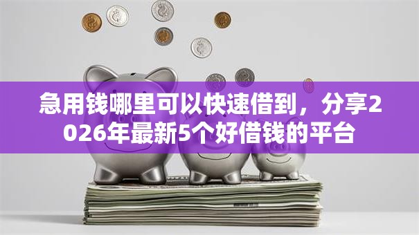 急用钱哪里可以快速借到,分享2026年最新5个好借钱的平台 急用钱哪里可以快速借到,分享2026年最新5个好借钱的平台