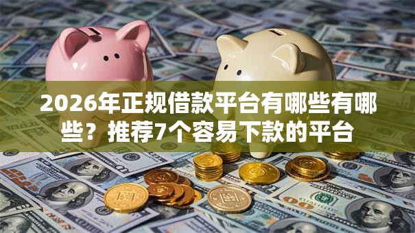 2026年正规借款平台有哪些有哪些?推荐7个容易下款的平台 2026年正规借款平台有哪些有哪些?推荐7个容易下款的平台