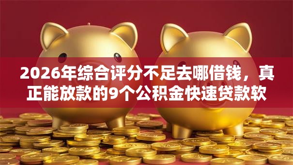 2026年综合评分不足去哪借钱,真正能放款的9个公积金快速贷款软件推荐 2026年综合评分不足去哪借钱,真正能放款的9个公积金快速贷款软件推荐