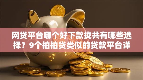 网贷平台哪个好下款拢共有哪些选择？9个拍拍贷类似的贷款平台详解