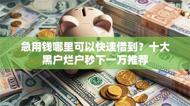 急用钱哪里可以快速借到?十大黑户烂户秒下一万推荐 急用钱哪里可以快速借到?十大黑户烂户秒下一万推荐