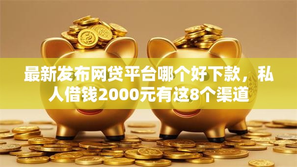 最新发布网贷平台哪个好下款，私人借钱2000元有这8个渠道