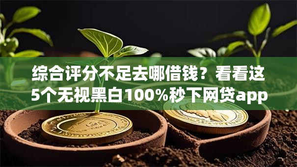 综合评分不足去哪借钱？看看这5个无视黑白100%秒下网贷app怎么样