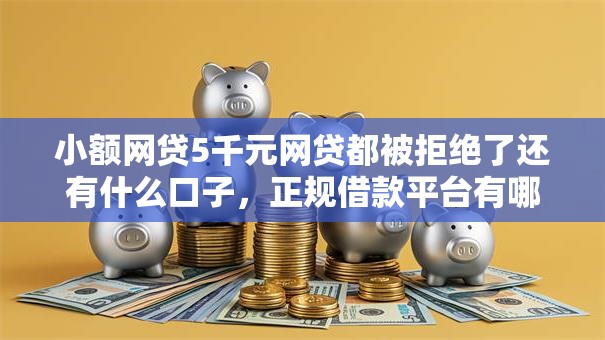 小额网贷5千元网贷都被拒绝了还有什么口子，正规借款平台有哪些的6个平台介绍