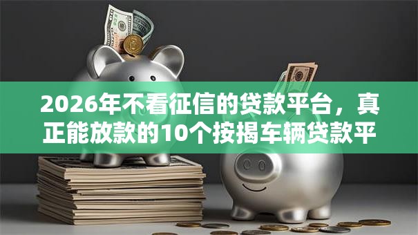 2026年不看征信的贷款平台,真正能放款的10个按揭车辆贷款平台推荐 2026年不看征信的贷款平台,真正能放款的10个按揭车辆贷款平台推荐