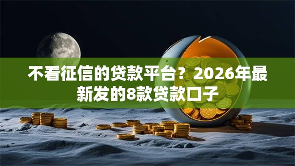 不看征信的贷款平台?2026年最新发的8款贷款口子 不看征信的贷款平台?2026年最新发的8款贷款口子