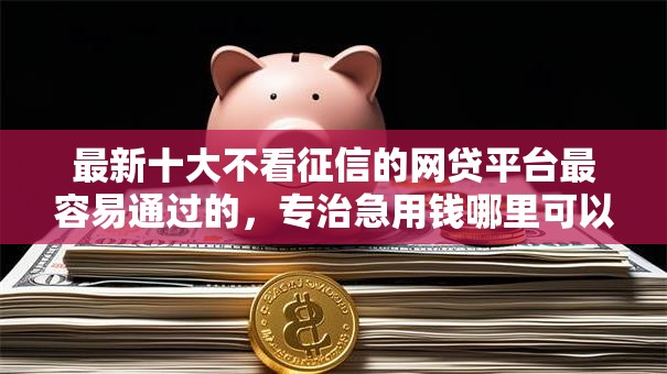 最新十大不看征信的网贷平台最容易通过的,专治急用钱哪里可以快速借到 最新十大不看征信的网贷平台最容易通过的,专治急用钱哪里可以快速借到