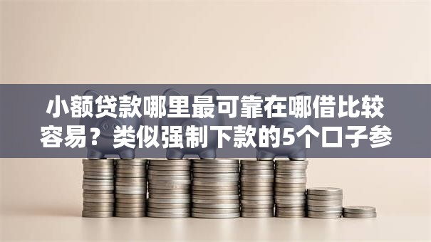 小额贷款哪里最可靠在哪借比较容易？类似强制下款的5个口子参考