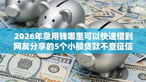 2026年急用钱哪里可以快速借到网友分享的5个小额贷款不查征信的口子我觉得不错! 2026年急用钱哪里可以快速借到网友分享的5个小额贷款不查征信的口子我觉得不错!