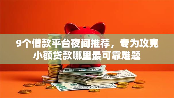 9个借款平台夜间推荐，专为攻克小额贷款哪里最可靠难题
