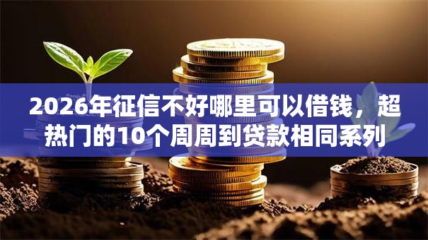 2026年征信不好哪里可以借钱,超热门的10个周周到贷款相同系列的平台推荐 2026年征信不好哪里可以借钱,超热门的10个周周到贷款相同系列的平台推荐