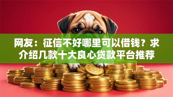 网友:征信不好哪里可以借钱?求介绍几款十大良心贷款平台推荐 网友:征信不好哪里可以借钱?求介绍几款十大良心贷款平台推荐