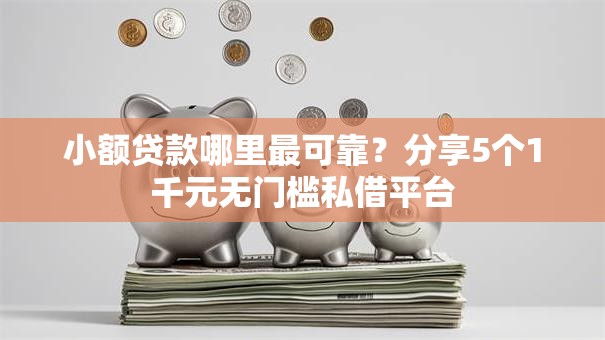 小额贷款哪里最可靠？分享5个1千元无门槛私借平台