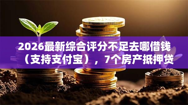 2026最新综合评分不足去哪借钱（支持支付宝），7个房产抵押贷款平台好无私分享