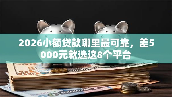 2026小额贷款哪里最可靠，差5000元就选这8个平台