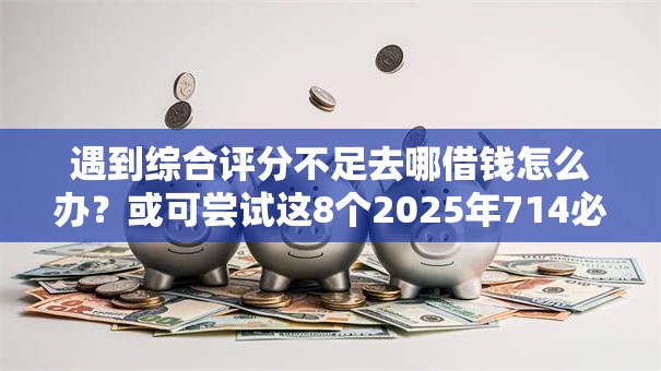 遇到综合评分不足去哪借钱怎么办？或可尝试这8个2025年714必下口子借款平台