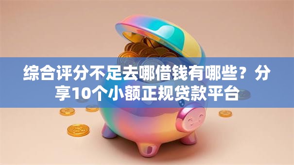 综合评分不足去哪借钱有哪些？分享10个小额正规贷款平台