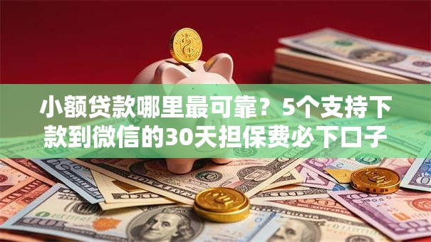 小额贷款哪里最可靠?5个支持下款到微信的30天担保费必下口子2025 小额贷款哪里最可靠?5个支持下款到微信的30天担保费必下口子2025