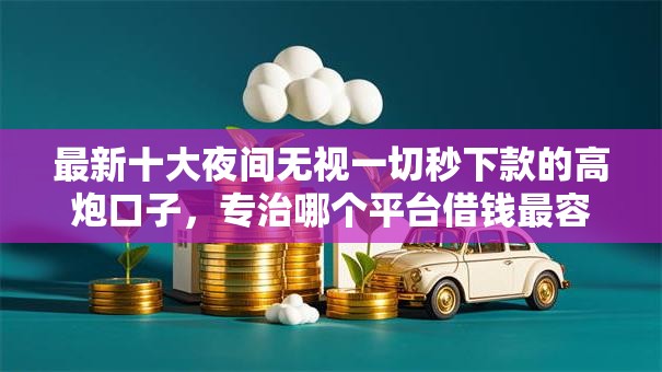 最新十大夜间无视一切秒下款的高炮口子,专治哪个平台借钱最容易通过 最新十大夜间无视一切秒下款的高炮口子,专治哪个平台借钱最容易通过