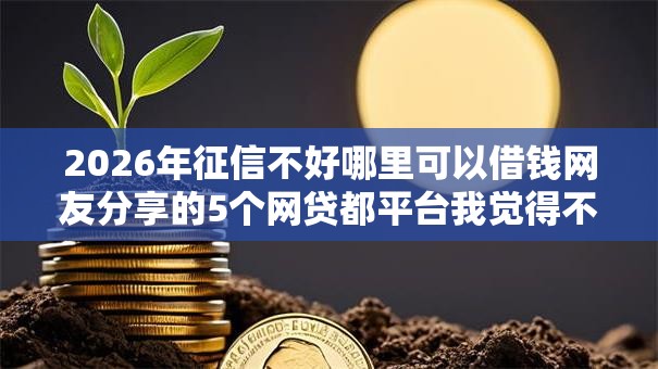 2026年征信不好哪里可以借钱网友分享的5个网贷都平台我觉得不错！