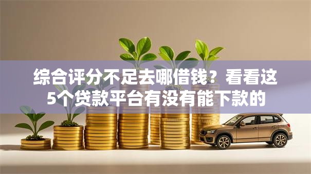 综合评分不足去哪借钱？看看这5个贷款平台有没有能下款的