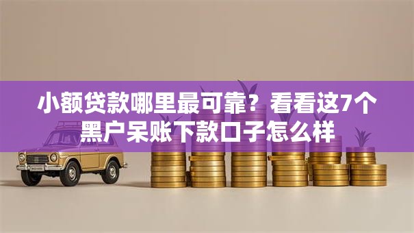 小额贷款哪里最可靠?看看这7个黑户呆账下款口子怎么样 小额贷款哪里最可靠?看看这7个黑户呆账下款口子怎么样