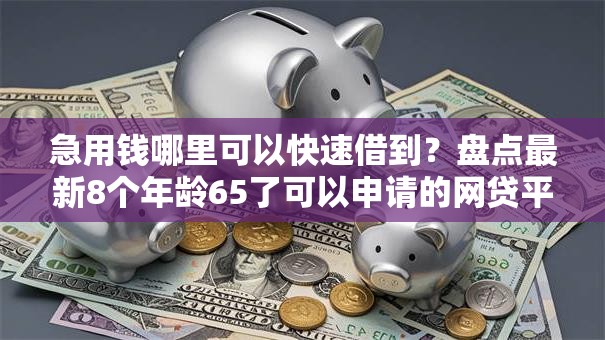 急用钱哪里可以快速借到？盘点最新8个年龄65了可以申请的网贷平台