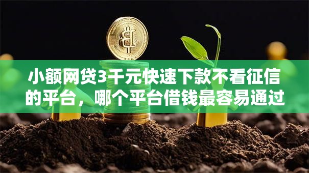 小额网贷3千元快速下款不看征信的平台,哪个平台借钱最容易通过的8个平台介绍 小额网贷3千元快速下款不看征信的平台,哪个平台借钱最容易通过的8个平台介绍