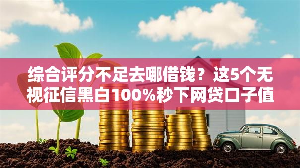 综合评分不足去哪借钱?这5个无视征信黑白100%秒下网贷口子值得一试 综合评分不足去哪借钱?这5个无视征信黑白100%秒下网贷口子值得一试