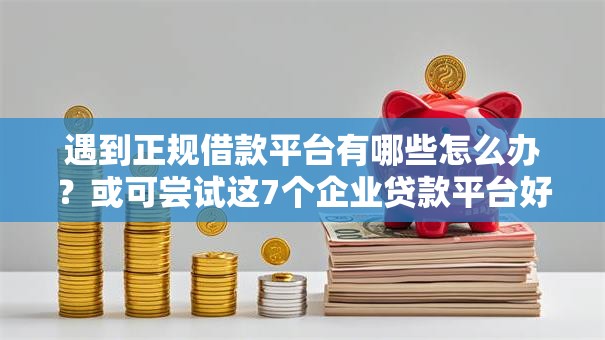 遇到正规借款平台有哪些怎么办？或可尝试这7个企业贷款平台好