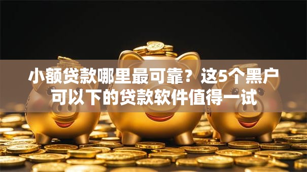 小额贷款哪里最可靠?这5个黑户可以下的贷款软件值得一试 小额贷款哪里最可靠?这5个黑户可以下的贷款软件值得一试
